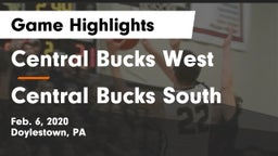 Central Bucks West  vs Central Bucks South  Game Highlights - Feb. 6, 2020