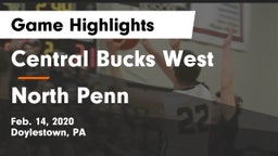 Central Bucks West  vs North Penn  Game Highlights - Feb. 14, 2020
