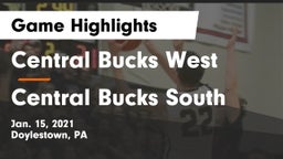 Central Bucks West  vs Central Bucks South  Game Highlights - Jan. 15, 2021