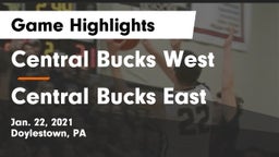 Central Bucks West  vs Central Bucks East  Game Highlights - Jan. 22, 2021