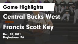 Central Bucks West  vs Francis Scott Key  Game Highlights - Dec. 28, 2021