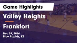 Valley Heights  vs Frankfort  Game Highlights - Dec 09, 2016