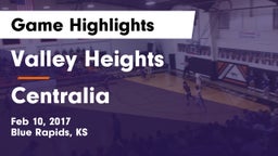 Valley Heights  vs Centralia Game Highlights - Feb 10, 2017