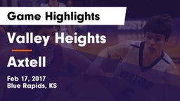 Valley Heights  vs Axtell  Game Highlights - Feb 17, 2017