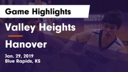 Valley Heights  vs Hanover  Game Highlights - Jan. 29, 2019