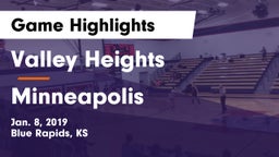 Valley Heights  vs Minneapolis  Game Highlights - Jan. 8, 2019