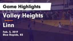 Valley Heights  vs Linn  Game Highlights - Feb. 5, 2019