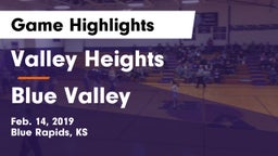 Valley Heights  vs Blue Valley  Game Highlights - Feb. 14, 2019