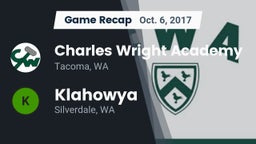 Recap: Charles Wright Academy  vs. Klahowya  2017