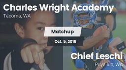 Matchup: Wright Academy High vs. Chief Leschi  2018