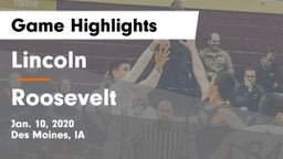Lincoln  vs Roosevelt  Game Highlights - Jan. 10, 2020