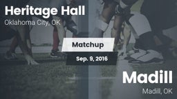 Matchup: Heritage Hall High vs. Madill  2016