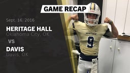 Recap: Heritage Hall  vs. Davis  2016