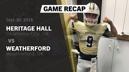 Recap: Heritage Hall  vs. Weatherford  2016