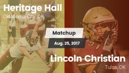 Matchup: Heritage Hall High vs. Lincoln Christian  2017