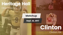 Matchup: Heritage Hall High vs. Clinton  2017