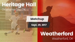 Matchup: Heritage Hall High vs. Weatherford  2017