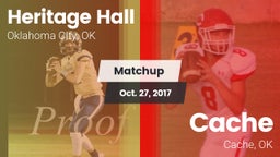Matchup: Heritage Hall High vs. Cache  2017