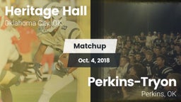 Matchup: Heritage Hall High vs. Perkins-Tryon  2018