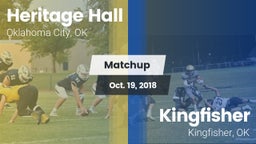 Matchup: Heritage Hall High vs. Kingfisher  2018