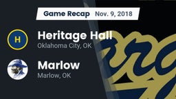 Recap: Heritage Hall  vs. Marlow  2018