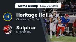 Recap: Heritage Hall  vs. Sulphur  2018