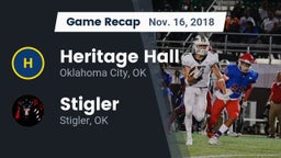 Recap: Heritage Hall  vs. Stigler  2018