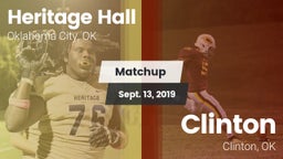 Matchup: Heritage Hall High vs. Clinton  2019