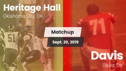 Matchup: Heritage Hall High vs. Davis  2019
