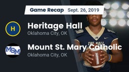 Recap: Heritage Hall  vs. Mount St. Mary Catholic  2019