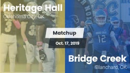 Matchup: Heritage Hall High vs. Bridge Creek  2019