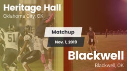 Matchup: Heritage Hall High vs. Blackwell  2019