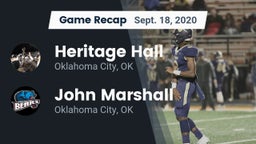 Recap: Heritage Hall  vs. John Marshall  2020