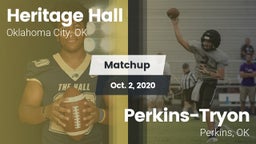 Matchup: Heritage Hall High vs. Perkins-Tryon  2020