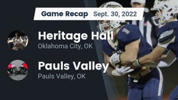 Recap: Heritage Hall  vs. Pauls Valley  2022