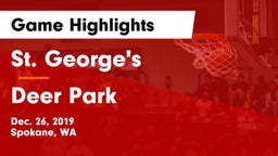 St. George's  vs Deer Park  Game Highlights - Dec. 26, 2019