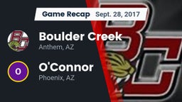 Recap: Boulder Creek  vs. O'Connor  2017