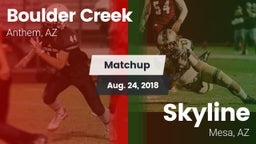 Matchup: Boulder Creek High vs. Skyline  2018