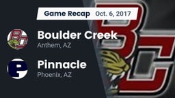 Recap: Boulder Creek  vs. Pinnacle  2017