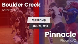 Matchup: Boulder Creek High vs. Pinnacle  2018