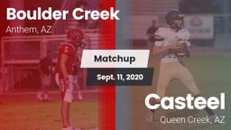 Matchup: Boulder Creek High vs. Casteel  2020