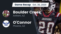 Recap: Boulder Creek  vs. O'Connor  2020