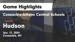 Coxsackie-Athens Central Schools vs Hudson  Game Highlights - Jan. 17, 2024