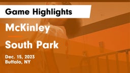 McKinley  vs South Park  Game Highlights - Dec. 15, 2023