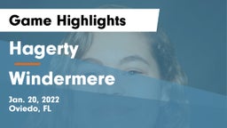 Hagerty  vs Windermere Game Highlights - Jan. 20, 2022