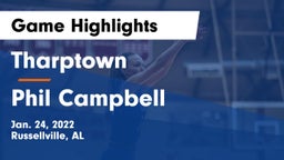 Tharptown  vs Phil Campbell  Game Highlights - Jan. 24, 2022