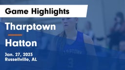 Tharptown  vs Hatton  Game Highlights - Jan. 27, 2023