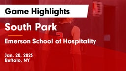 South Park  vs Emerson School of Hospitality Game Highlights - Jan. 20, 2023