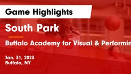 South Park  vs Buffalo Academy for Visual & Performing Arts  Game Highlights - Jan. 31, 2023