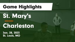 St. Mary's  vs Charleston  Game Highlights - Jan. 28, 2023